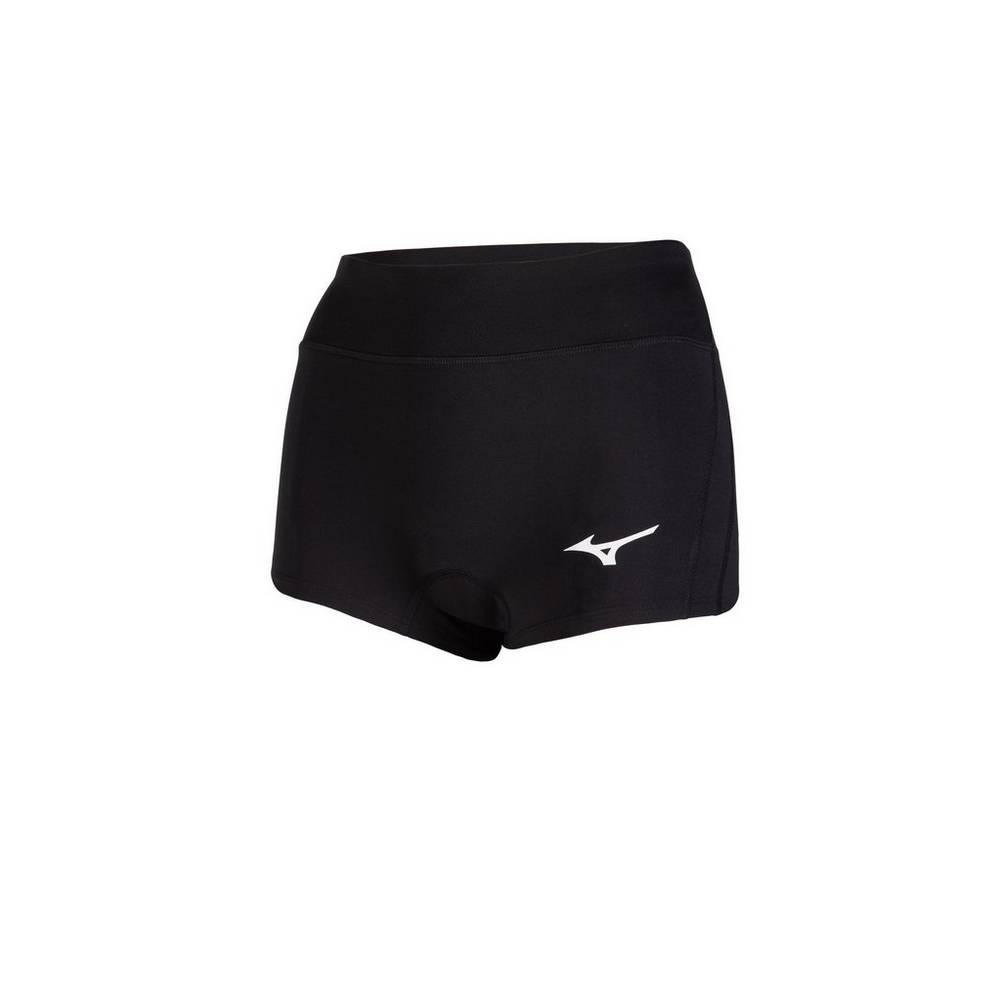 Pantalones Cortos Mizuno Apex 2.5" Inseam Mujer Negras Comprar YJCS-45018